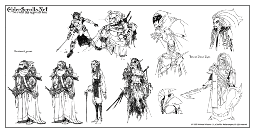 Elder Scrolls III: Morrowind, The - TES3 - Concept Art